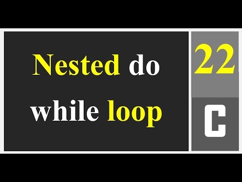 Nested do while loop - YouTube