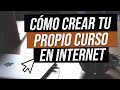 ✅ CÓMO CREAR TU PROPIO CURSO DIGITAL EN INTERNET CON HOTMART - PASO A PASO 💻