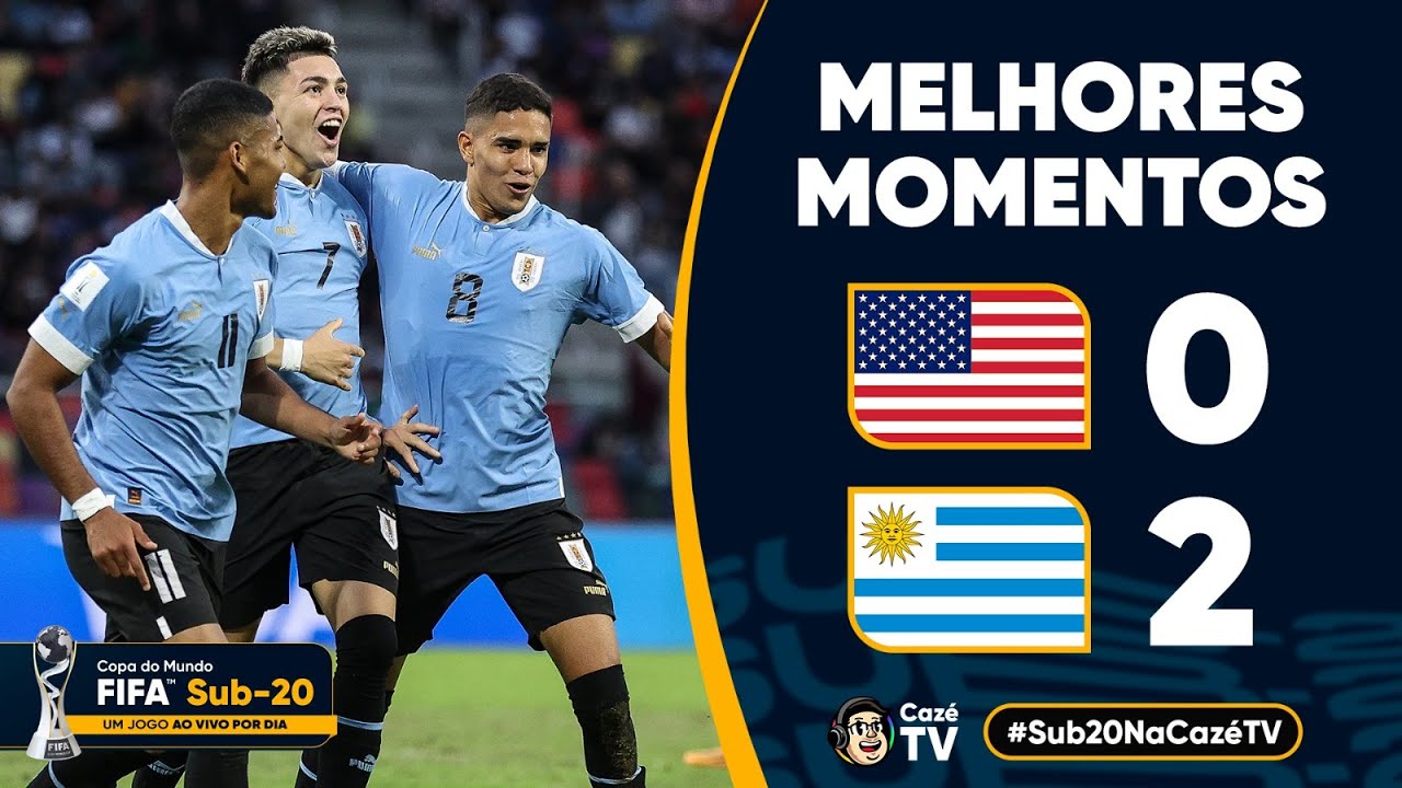 EUA 0 X 2 URUGUAI | MELHORES MOMENTOS | QUARTAS DE FINAL | COPA DO MUNDO SUB-20 FIFA 2023