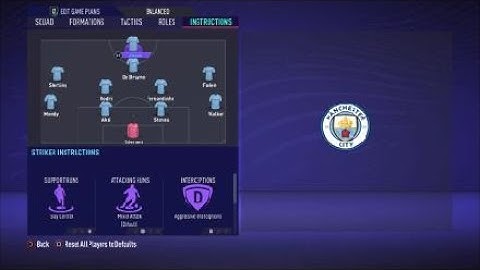 FIFA 21 Custom Tactics - Recreate 4-2-3-1  Manchester City + Instructions - Replicate real system