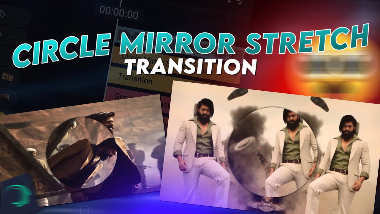 Circle Mirror Stretch Transition 🔥 Alight Motion Tutorial - YouTube
