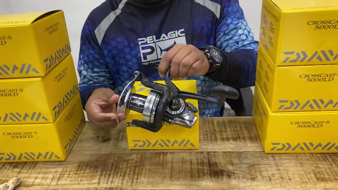 daiwa crosscast s reel Big Pit CROSSCAST-S Black 5500 LD Sports & Outdoors By combining the longcast spool with a 45mm spool stroke also large weights can be cast to far remote spots Daiwa Crosscast S 5000LD. Imported
