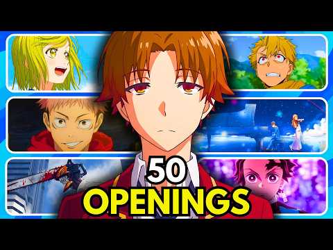 ANIME OPENING QUIZ 50 Openings VERY EASY VERY HARD