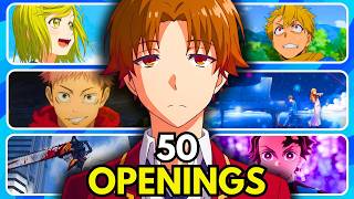ANIME OPENING QUIZ🔥 - 50 Openings [VERY EASY - VERY HARD] screenshot 1