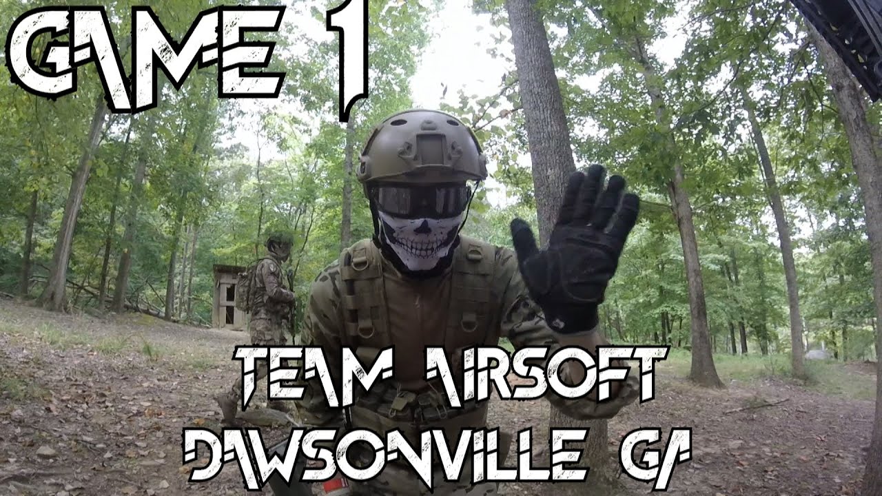 Game 1 Team Airsoft Dawsonville, GA YouTube