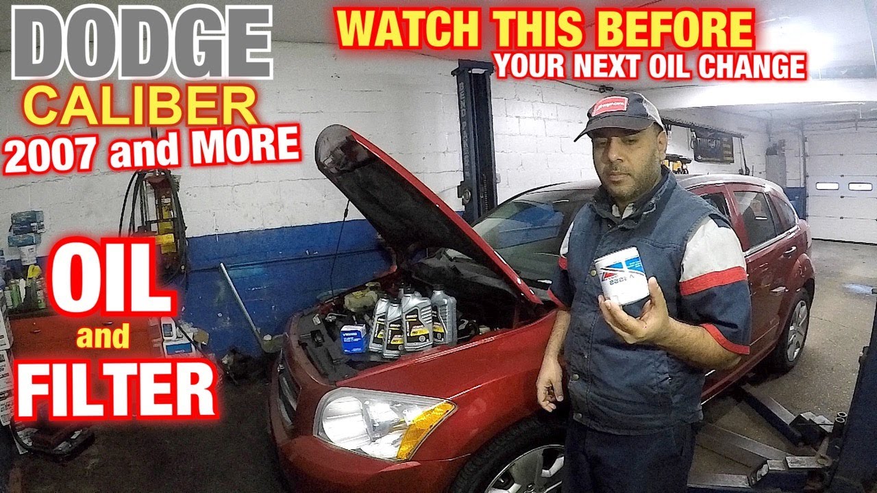 Dodge Caliber 2007 Full Oil & Filter Change guide step by step - YouTube