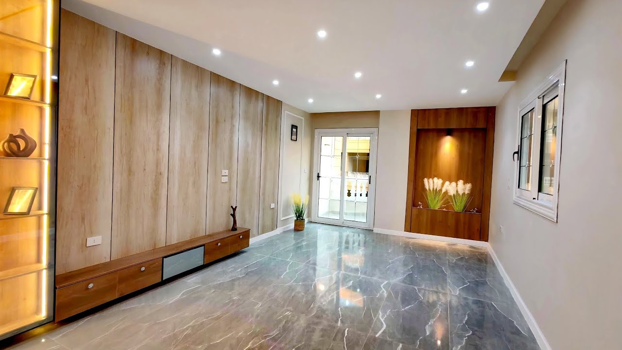 مش هتصدق جمال الشقة دي! ✨ 195م واجهة هادئة وتشطيب هندسي فاخر بحدائق الأهرام