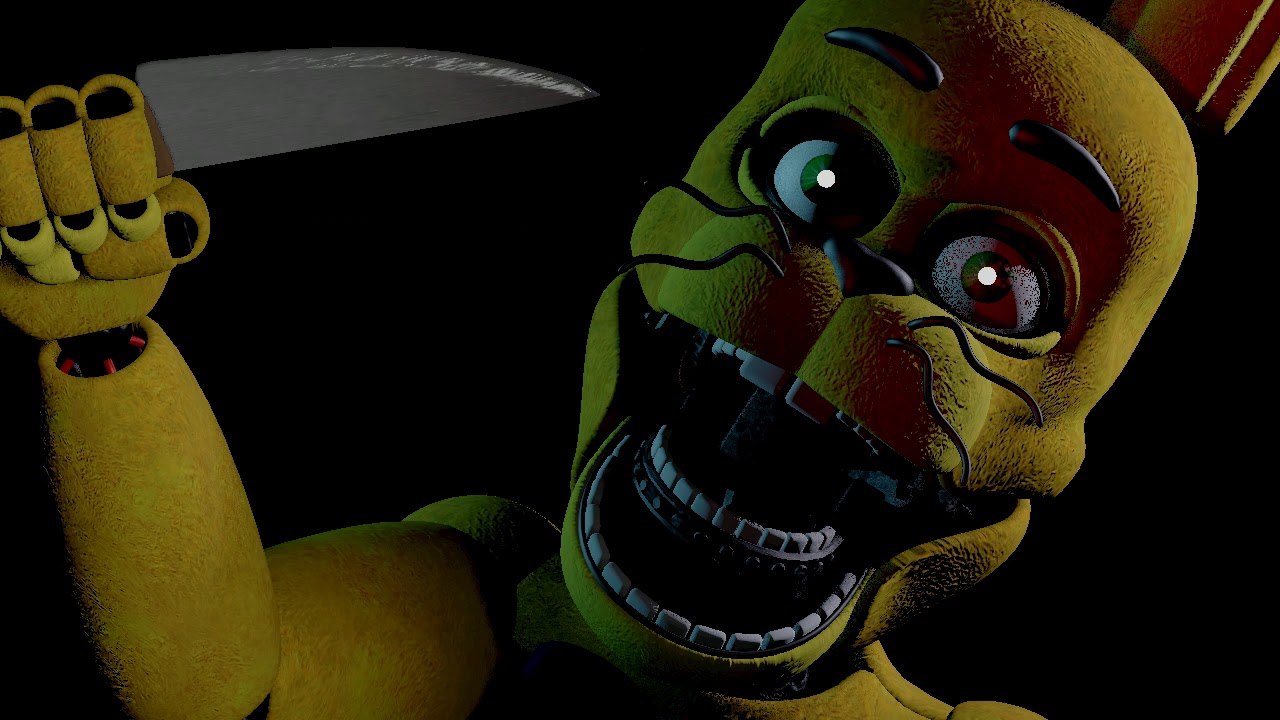 FNAF 1 Bonnie Jumpscare. Spring Bonnie SFM. Bonnie Jump Scare.