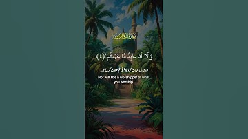 سورة الكافرون #quran #اكسبلور #المصحف #allha #الرحمن #islamic_video #القزابري
