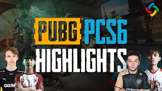 PUBG ESPORTS: BEST MOMENTS OF PCS6 | EXTREME SKILL | FUNNY SITUATIONS