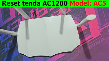 How to reset tenda ac1200 dual band router