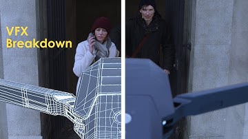 VFX Breakdown with Commentary - TV Series "Legal Affairs" - Houdini, Fusion, SynthEyes