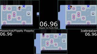 Undertale Ice Puzzle Skip Comparison