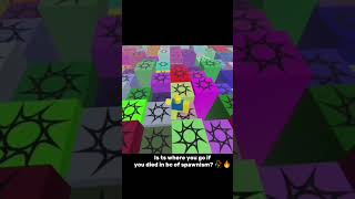 Is this where you go tho? #roblox #forsaken #spawn #spawnism