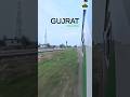 non stop train green line through passing gujrat R.S #locomotive #train #greenLINE