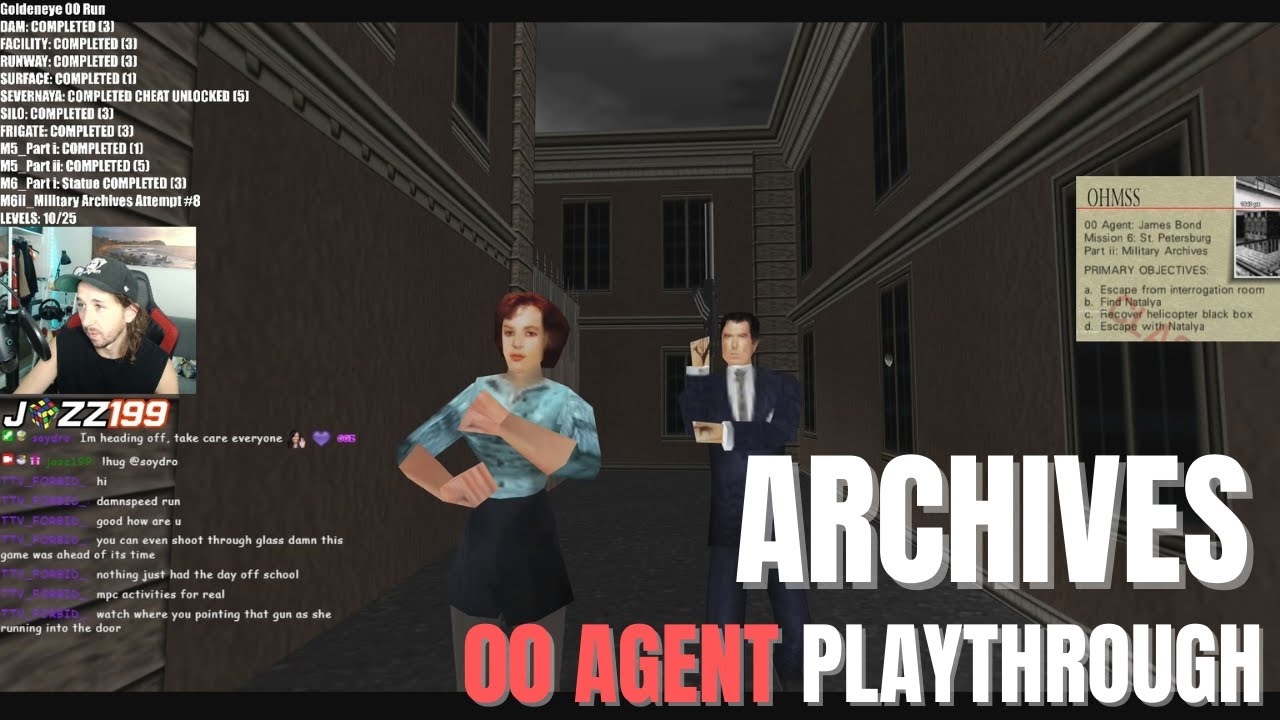 ARCHIVES 00 AGENT | Goldeneye 007 | Playthrough Unedited XBOX SERIES X ...
