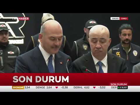 İçişleri Bakanı Süleyman Soylu, Basın Açıklaması