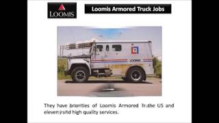 Loomis Armored Truck Jobs