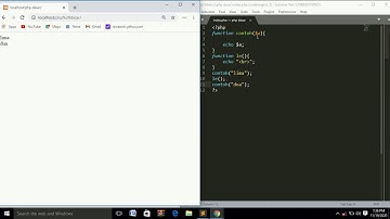 TUTORIAL PHP| Belajar PHP Dasar (parameter dan argument)