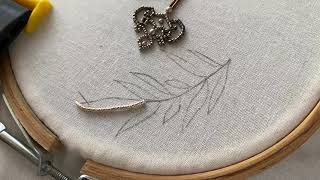 Goldwork embroidery for beginners