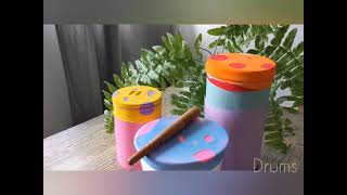Reminiscence Arts for Persons with Dementia Drum Craft