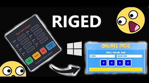 Rigged color dice !! free link under video !!! full tutorial