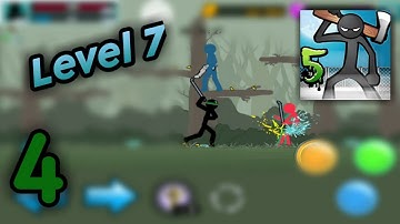 Anger of stick 5 : zombie - level 7 - Gameplay Walkthrough