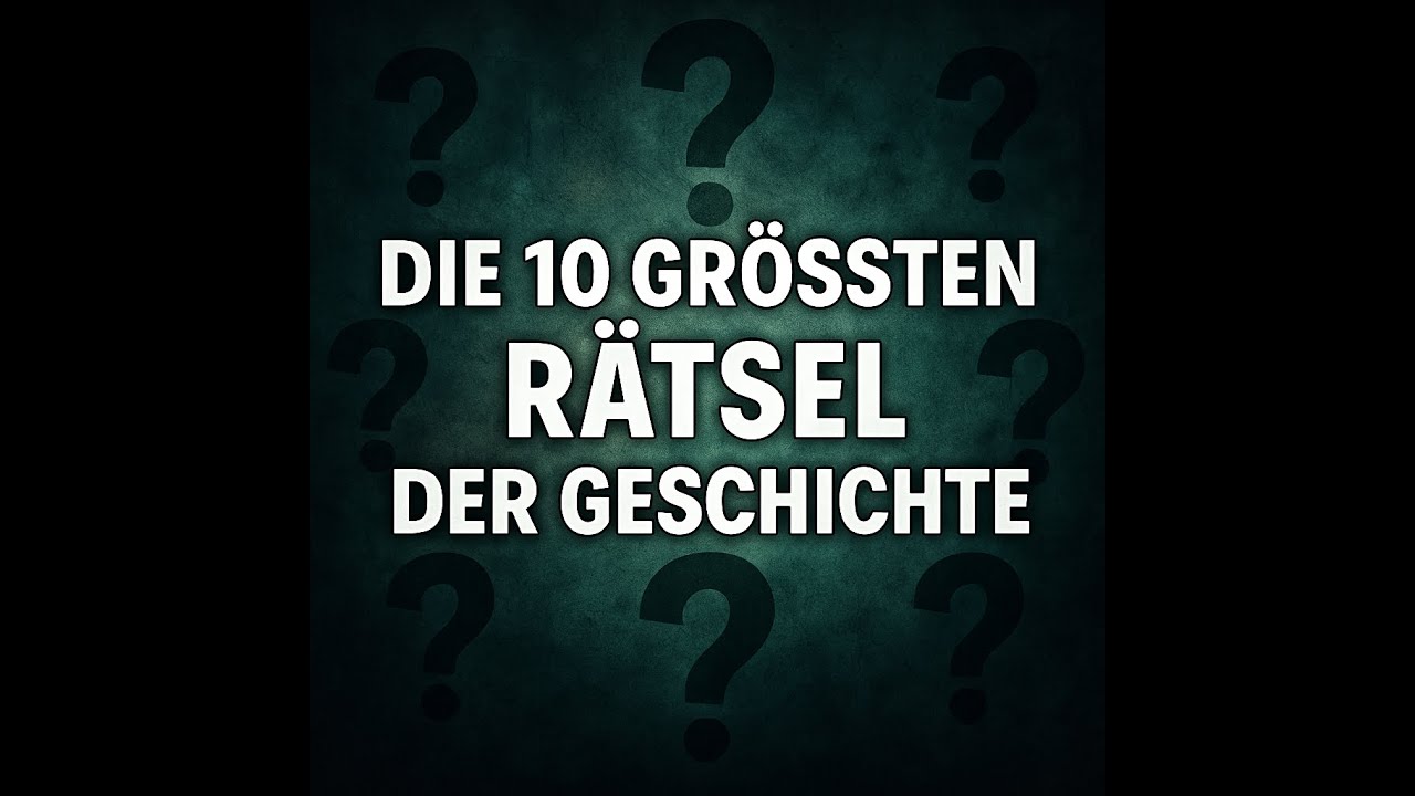 Top 10 Rätsel der Geschichte –  KI erklärt 🧩 - Geheimnisse, die bis heute ungelöst sind!