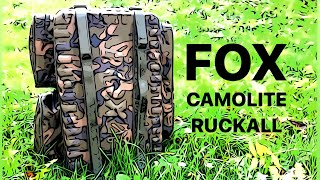 FOX CAMOLITE RUCKALL - Můj nový obrovský rybářský batoh na pěší výpravy za kapry a amury!