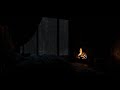 🔥 Kaminfeuer & Regen bei Nacht 🌙 ASMR für Tiefen Schlaf, Entspannung & Stressabbau 💤