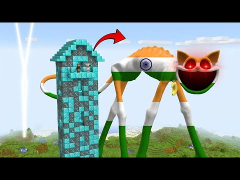 I Found The Scary 😱 Indian Catnap Monster Attack In My Minecraft World 😰 |Horror minecraft|