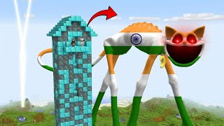 I Found The Scary 😱 Indian Catnap Monster Attack In My Minecraft World 😰 |Horror minecraft|