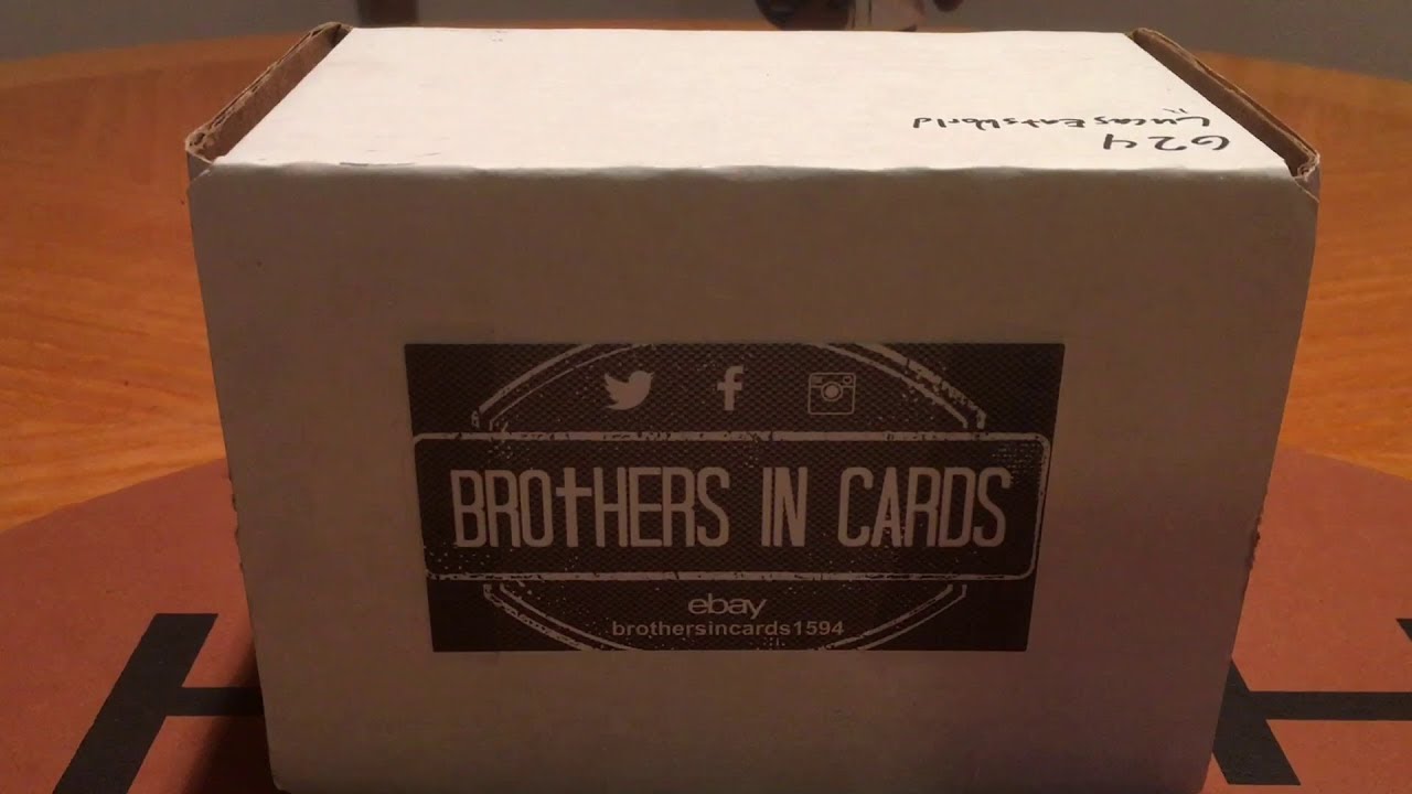 Brothers in Cards Gold Box Break November 2017 YouTube