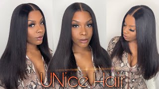 Perfect Beginner Friendly Frontal Wig Install | UNice Hair Pre Layered  Wig ￼ screenshot 3