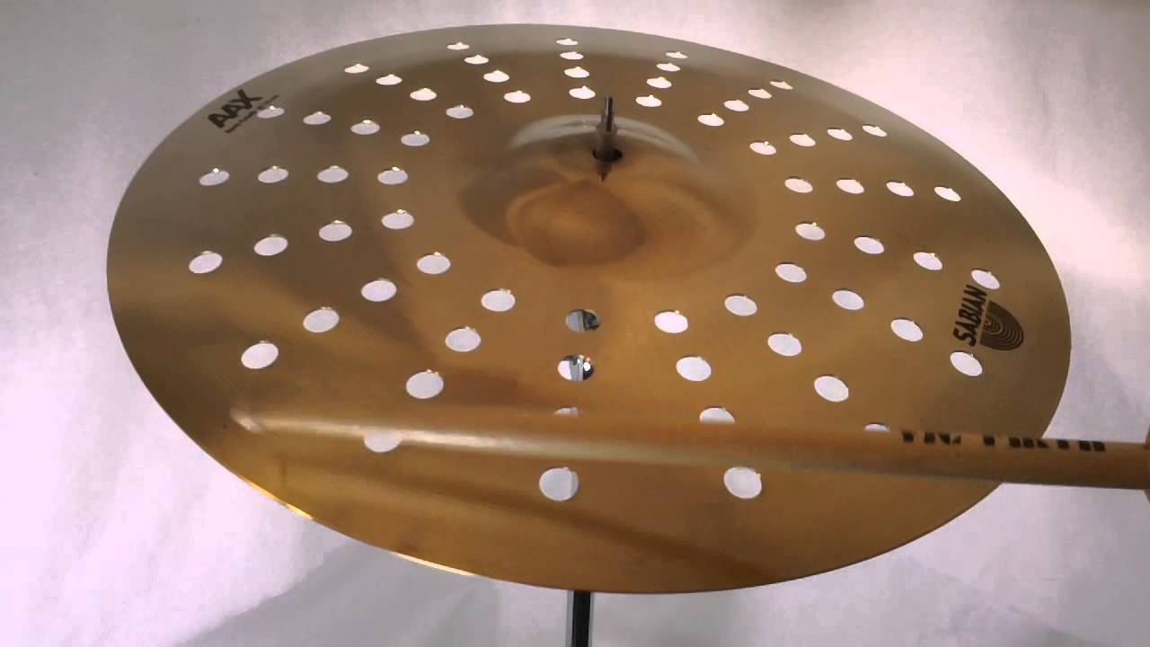Sabian AAX Aero Crash Cymbal Brilliant 16" YouTube