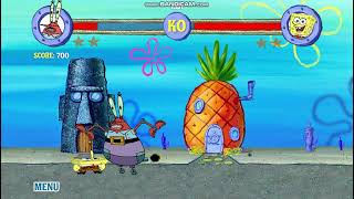 Reef Rumble Planktoin Vs Spongebob