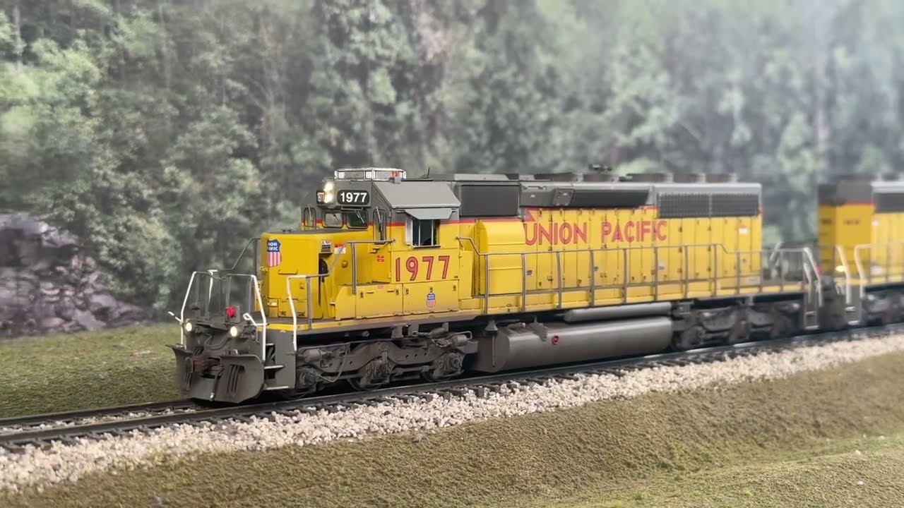 Trio Of Scaletrains UP SD40N Locomotives - New Soundfile, Re-number & RCO Strobes!