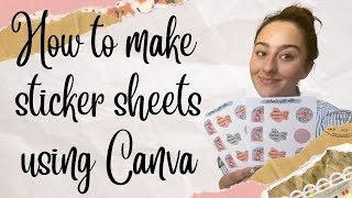 How to creating sticker sheets using Canva