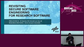 Michael Meinel: Revisiting Secure Software Engineering for Research Software screenshot 2