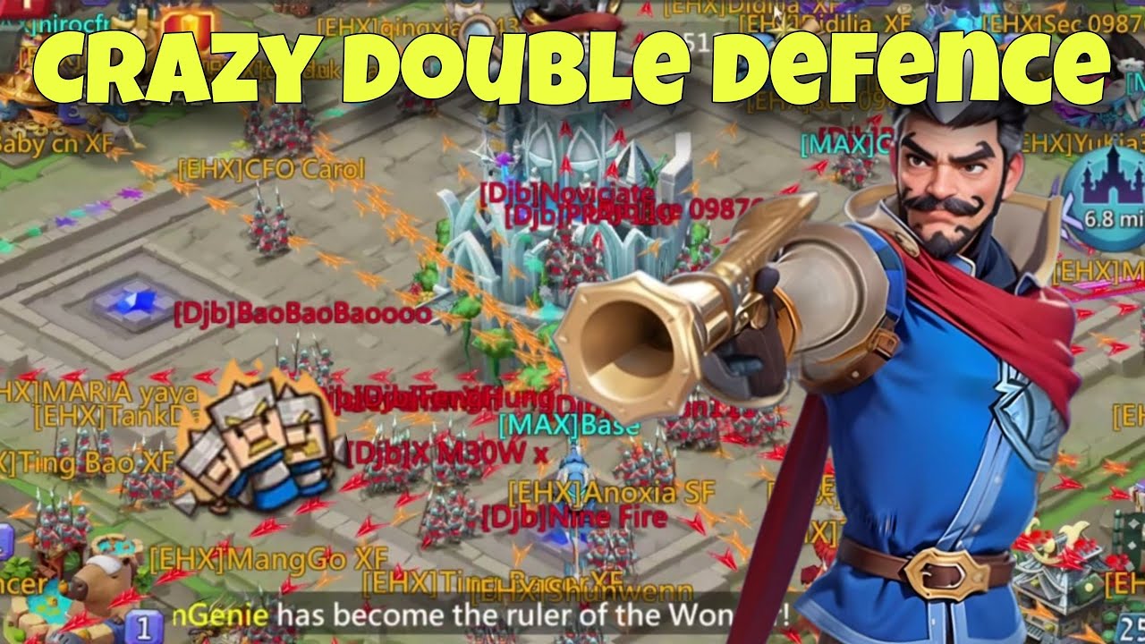 Lords Mobile - Wonder action. Visited 4 kingdoms to fight against Serien, Hxj34, BX 30, MohamedNona