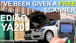 Unboxing the Ediag YA201 OBD2 code reader + Detailed Information