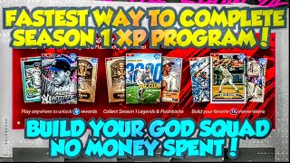 FASTEST WAY TO COMPLETE THE SEASON 1 XP PROGRAM IN MLB THE SHOW 24 DIAMOND DYNASTY!
