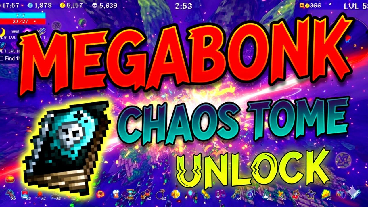 Megabonk Chaos Tome Unlock: EASY Chaos Tome Quest with Broken Monke Build!