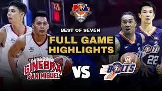 Tapus na! Game 6! l Brgy Ginebra vs Meralco Bolts Full Highlights l Best of Seven l PBA