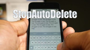 Cydia Tweak: StopAutoDelete