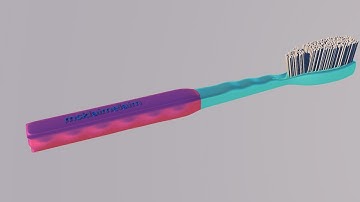 Modeling a toothbrush in Cinema 4d tutorial
