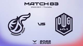 KDF vs. DK | Match83 Highlight 08.11 | 2022 LCK Summer Split