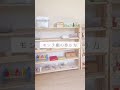 【子ども部屋】おうちモンテッソーリ棚の作り方