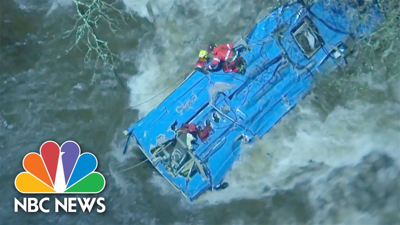 Six Dead, Two Injured After Bus Plunges Into River In Spain