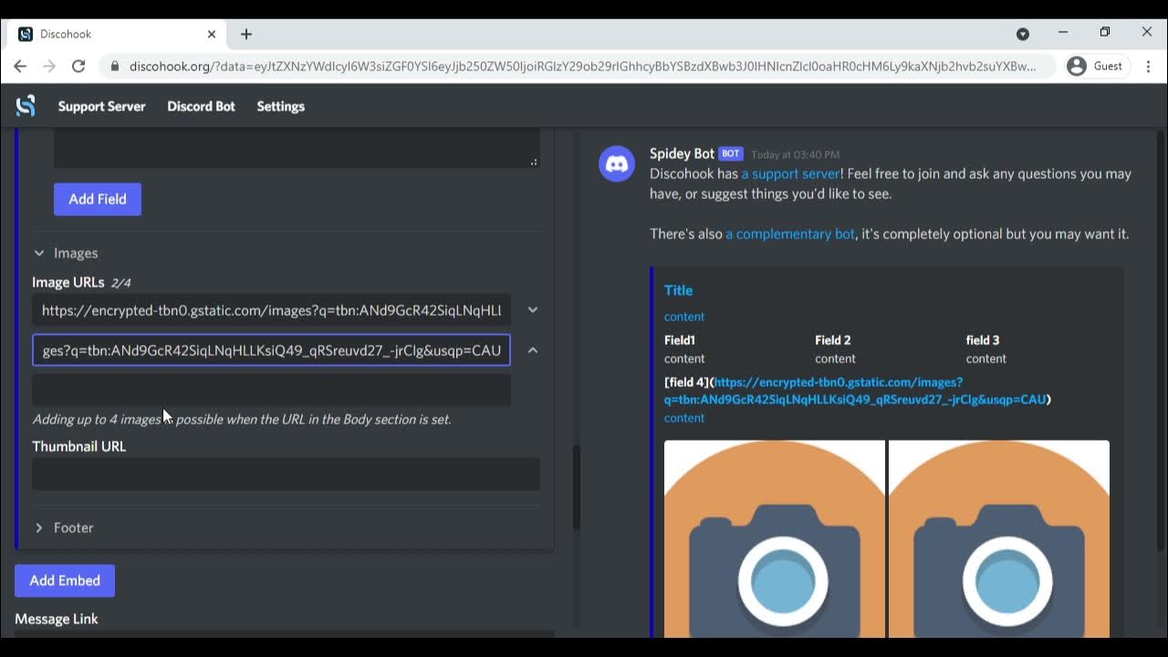 Add the Create A Webhook button back to the Embed Generator · Issue #5 ·  Xenon-Bot/discord.club · GitHub